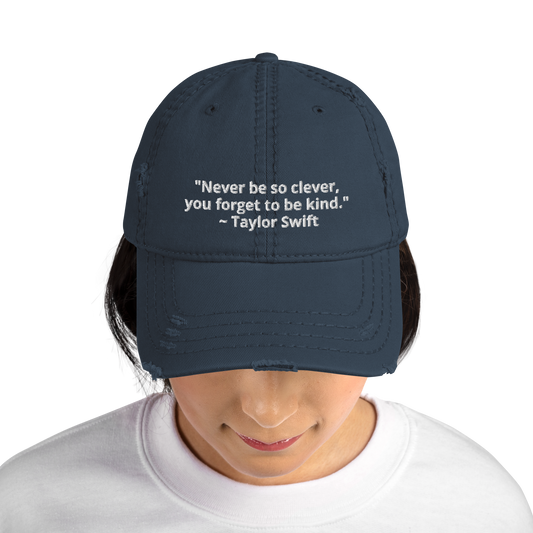 Taylor Swift Inspired Distressed Dad Hat