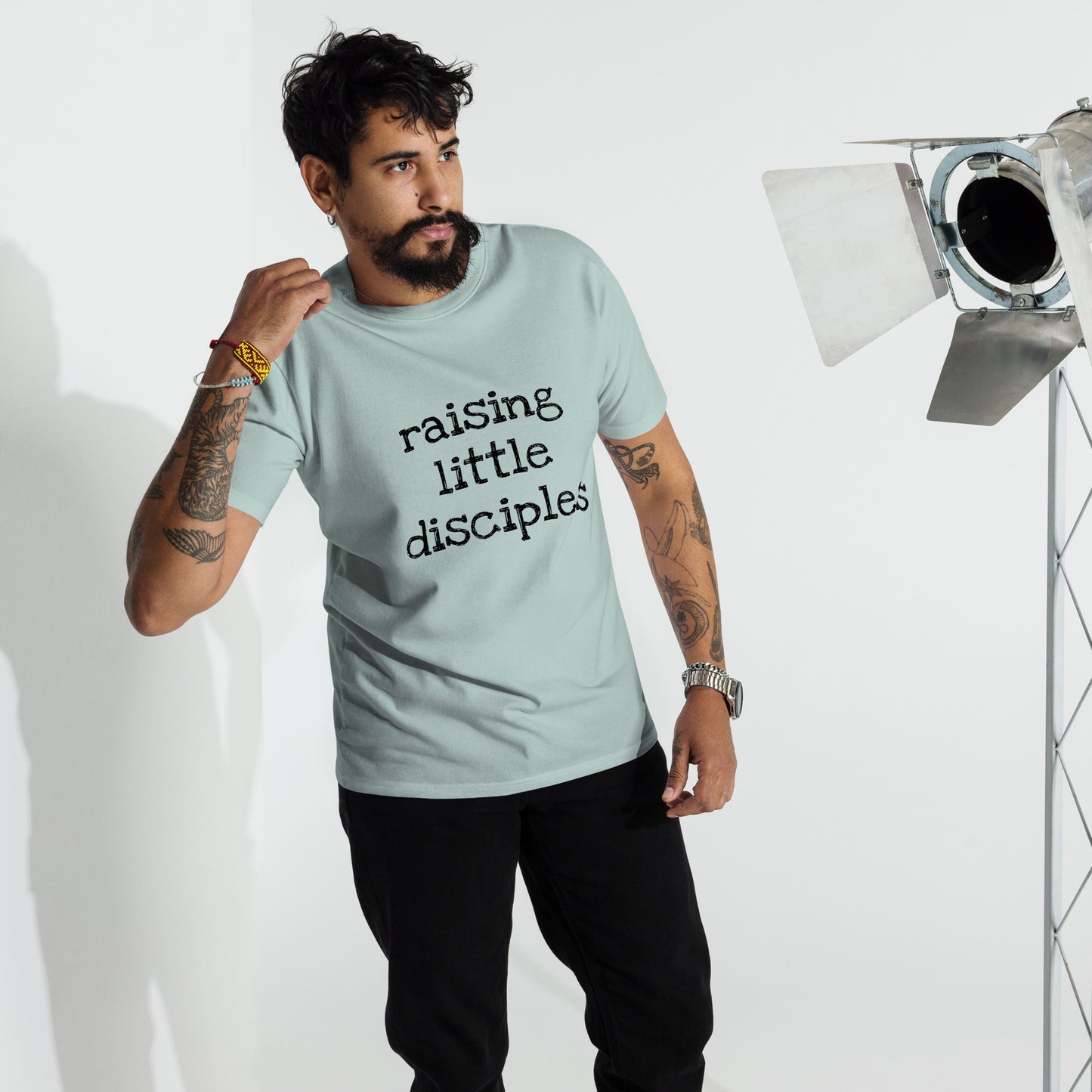 Mens Tshirt - Raising Little Disciples