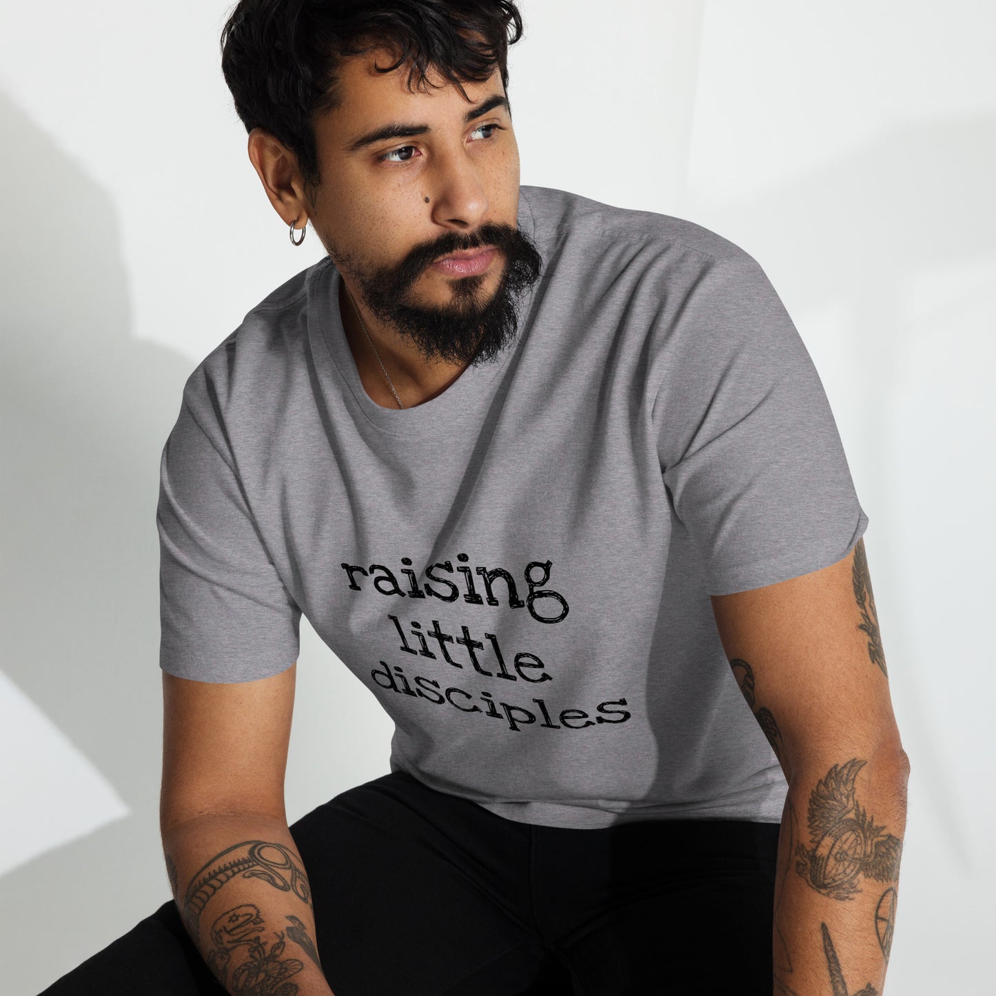 Mens Tshirt - Raising Little Disciples