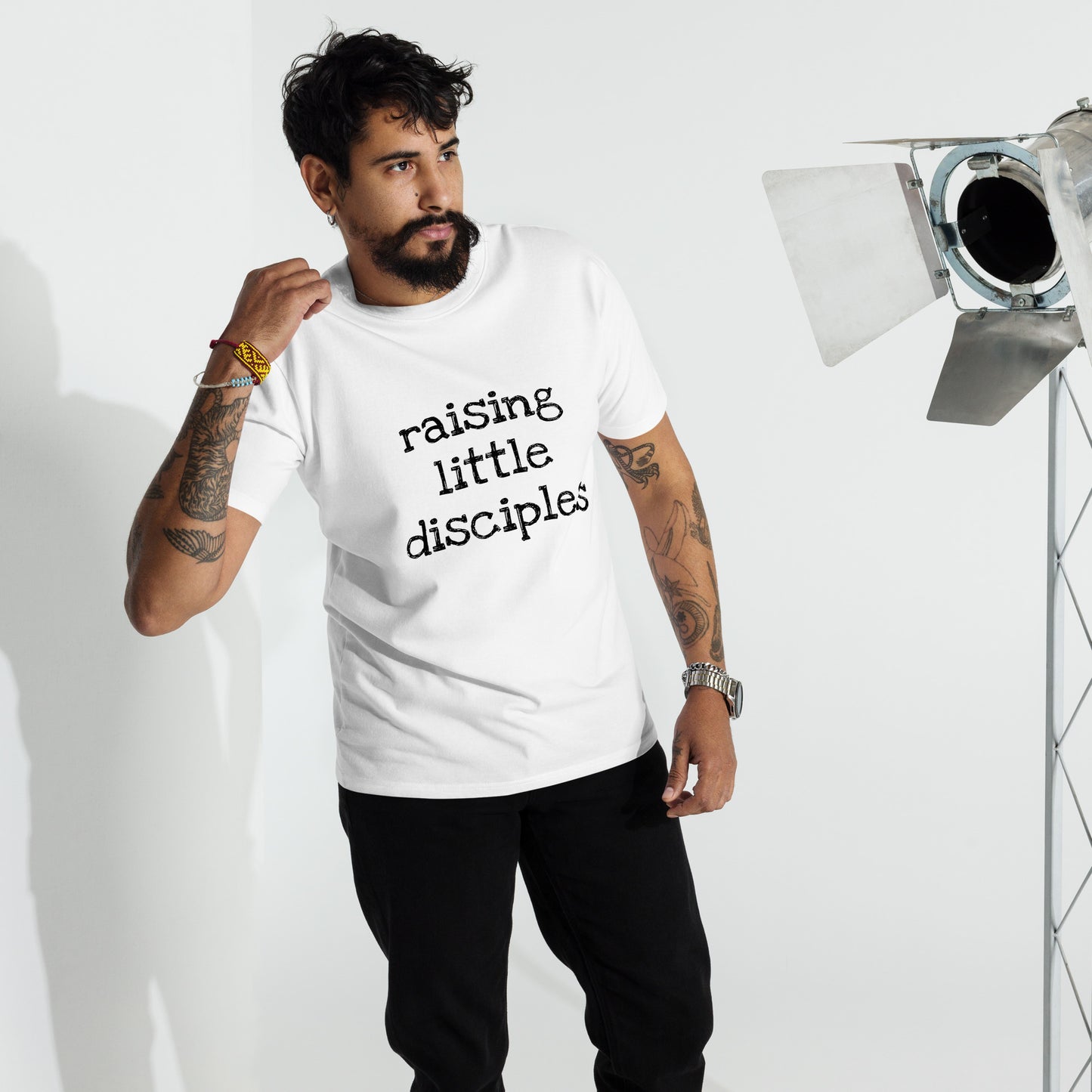 Mens Tshirt - Raising Little Disciples