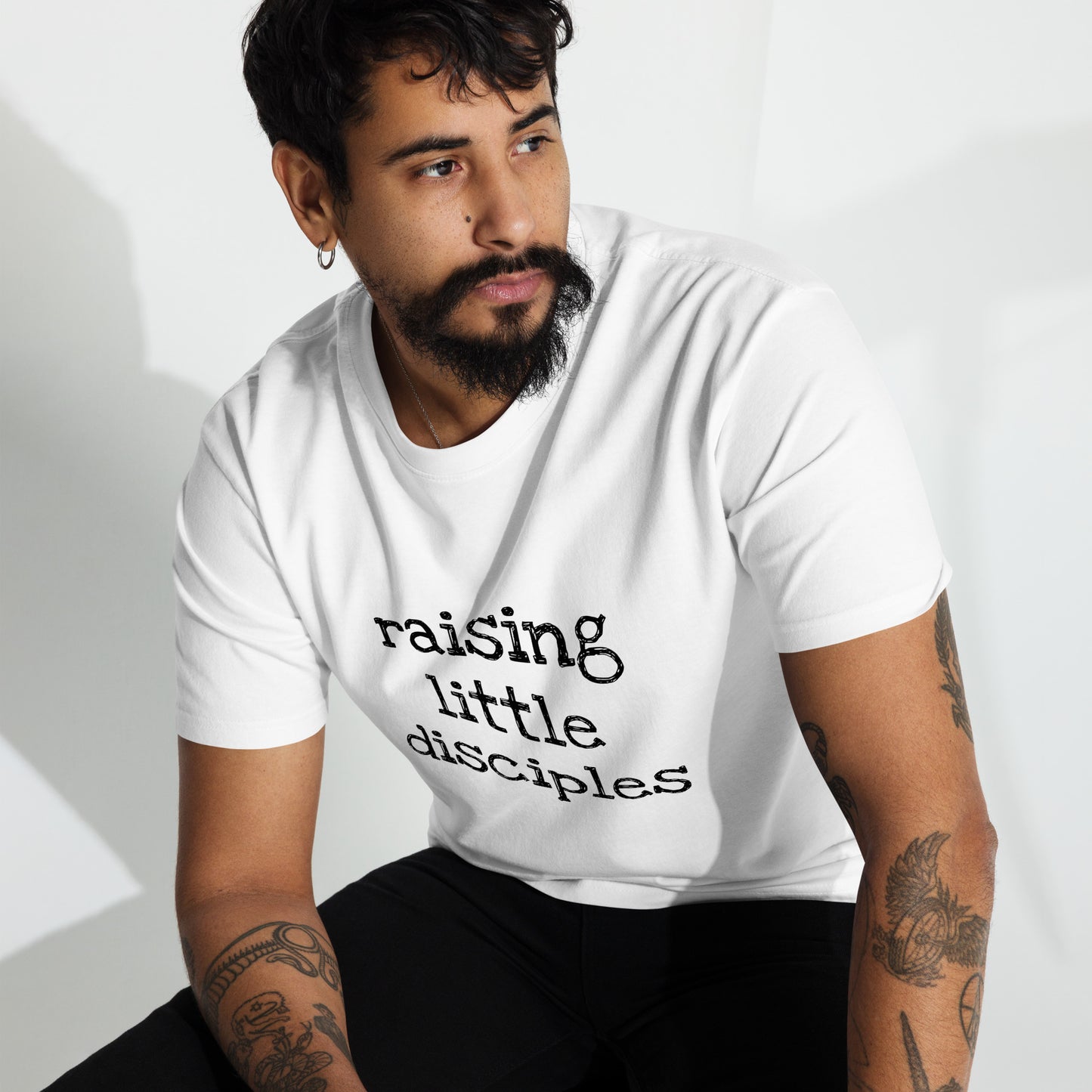 Mens Tshirt - Raising Little Disciples